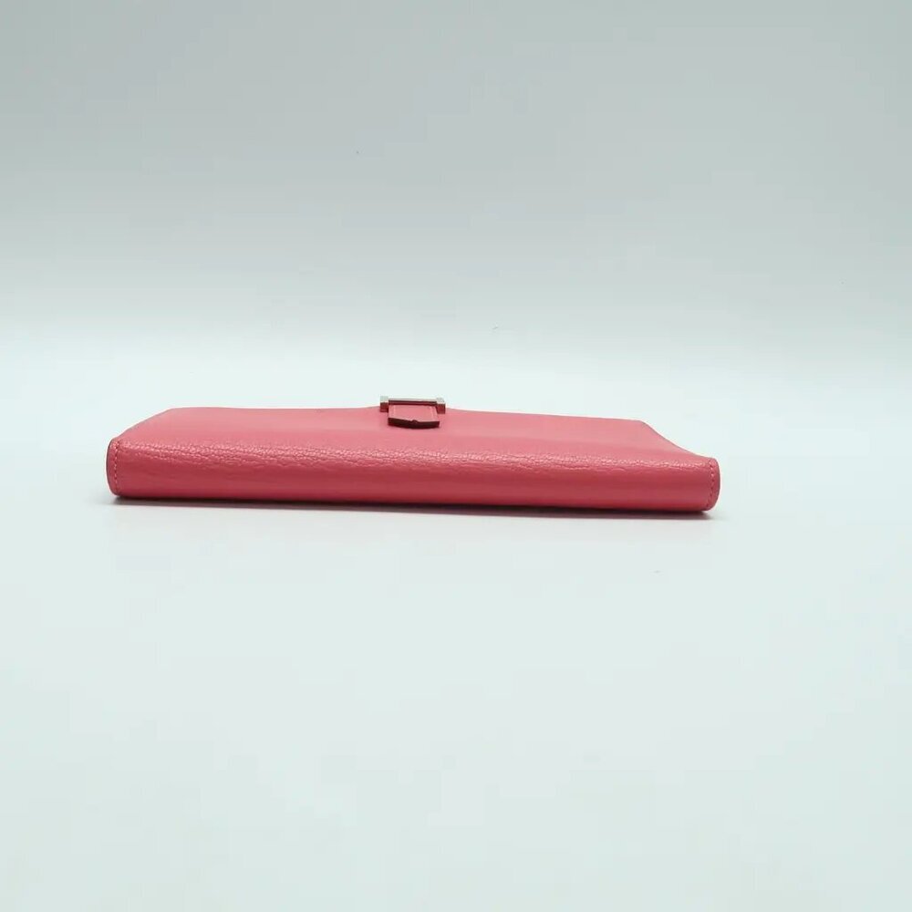 HERMES Bearn Pink Leather Wallet 900-041725 - Picture 6 of 12